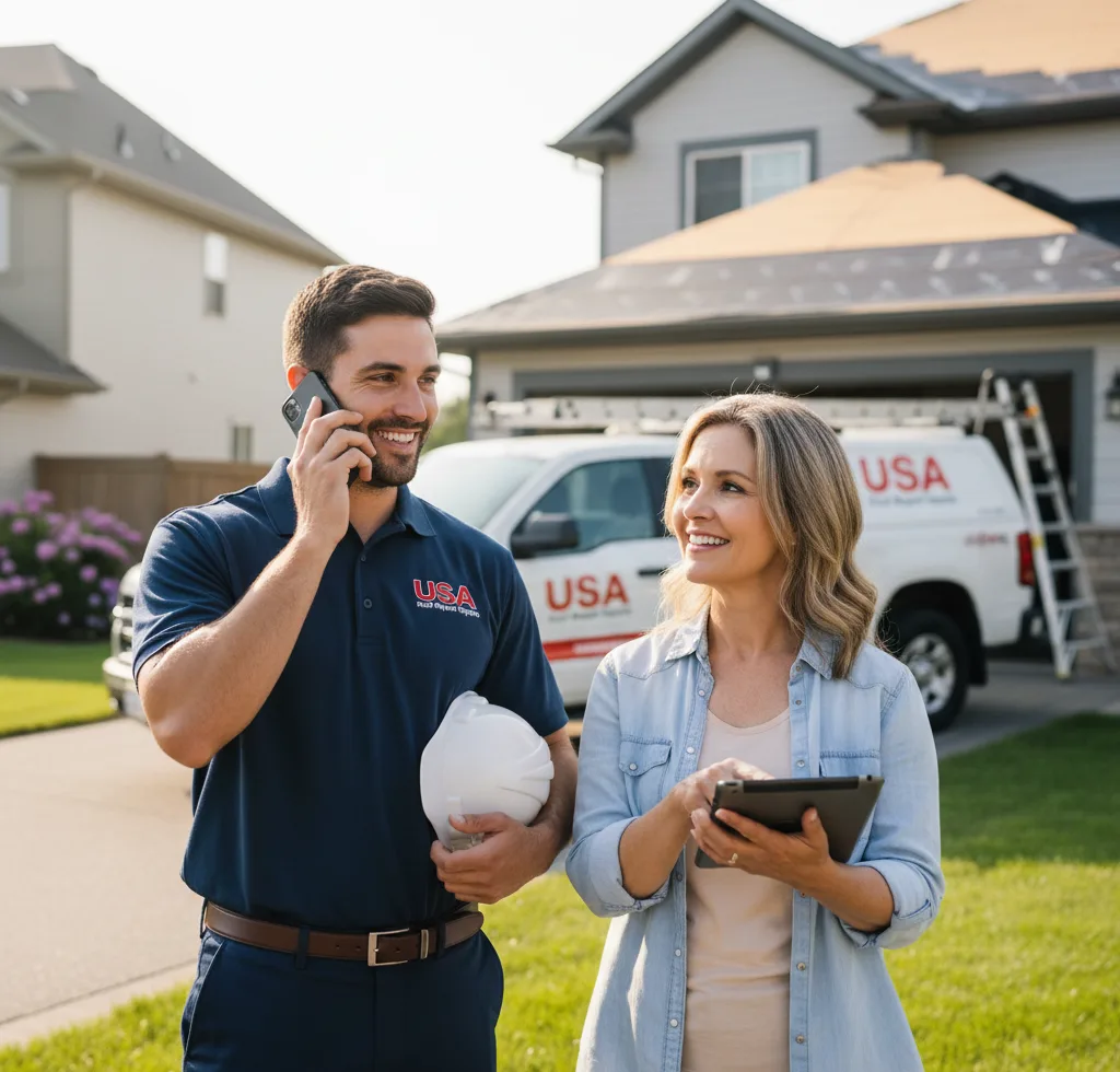 USA Roof Repair Experts customer support in Yeaddiss